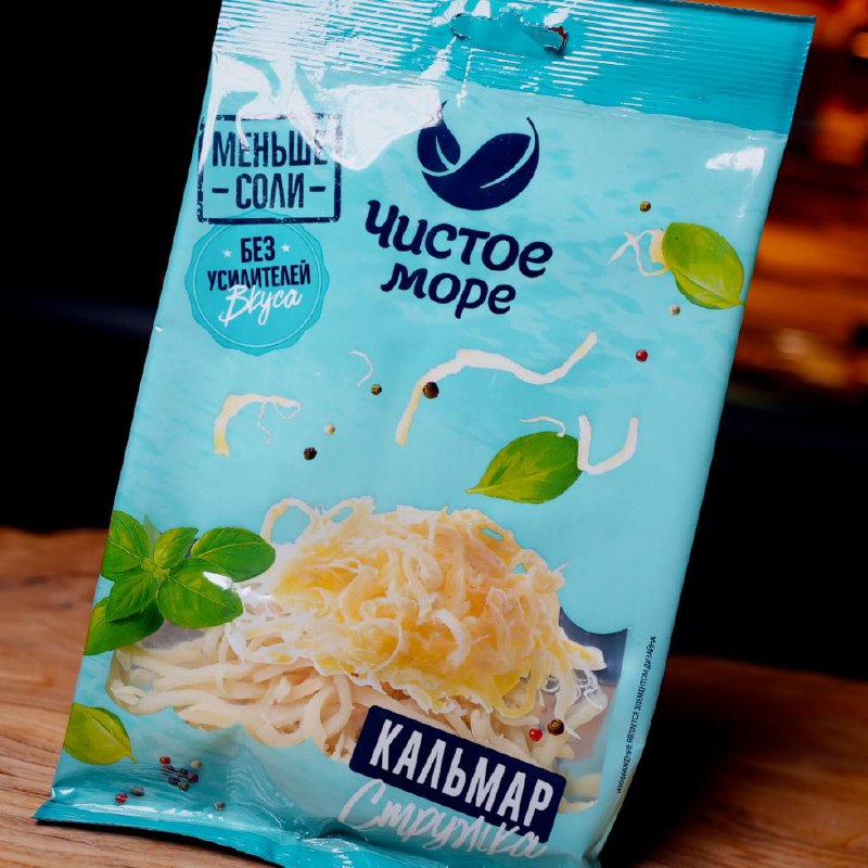 Кальмар стружка Чистое море