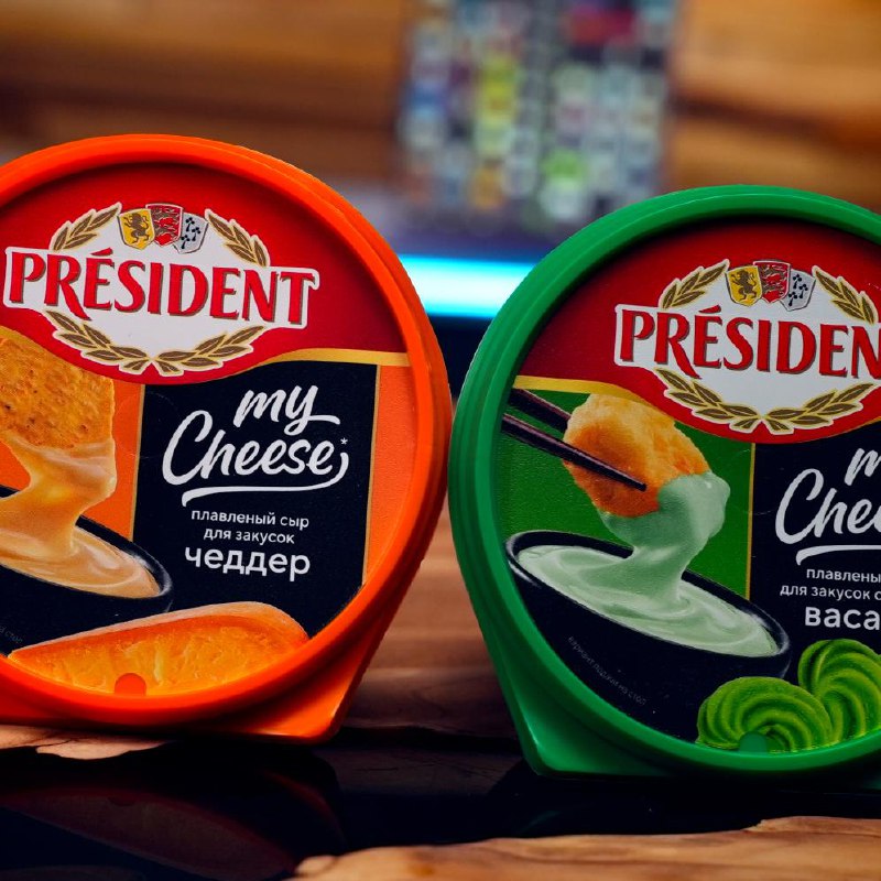 President My Cheese — плавленый сыр для закусок